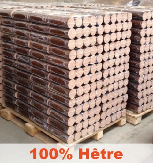 Bûches densifiées de Jour 100% Hêtre - Achat/vente bois de